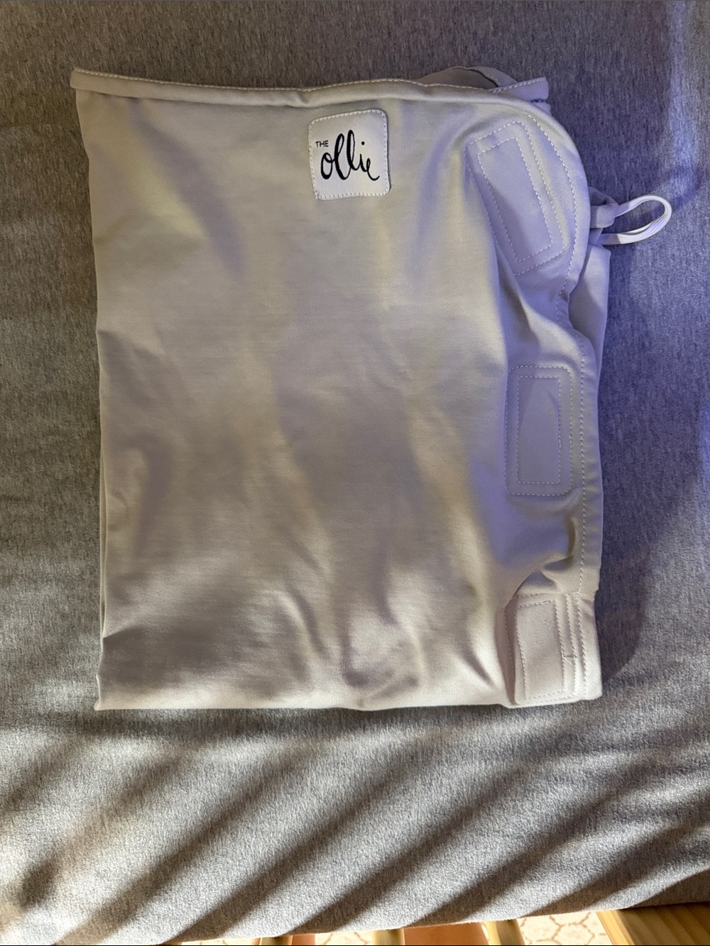 The Ollie World Gray Sleep Sack/Swaddle for Babies - Cozy Wearable Blanket